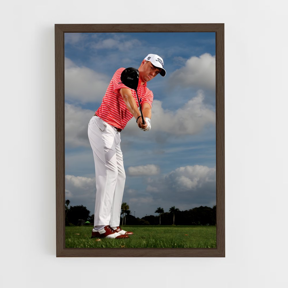 Poster Justin de thomas – affiche Golf (vue 5)